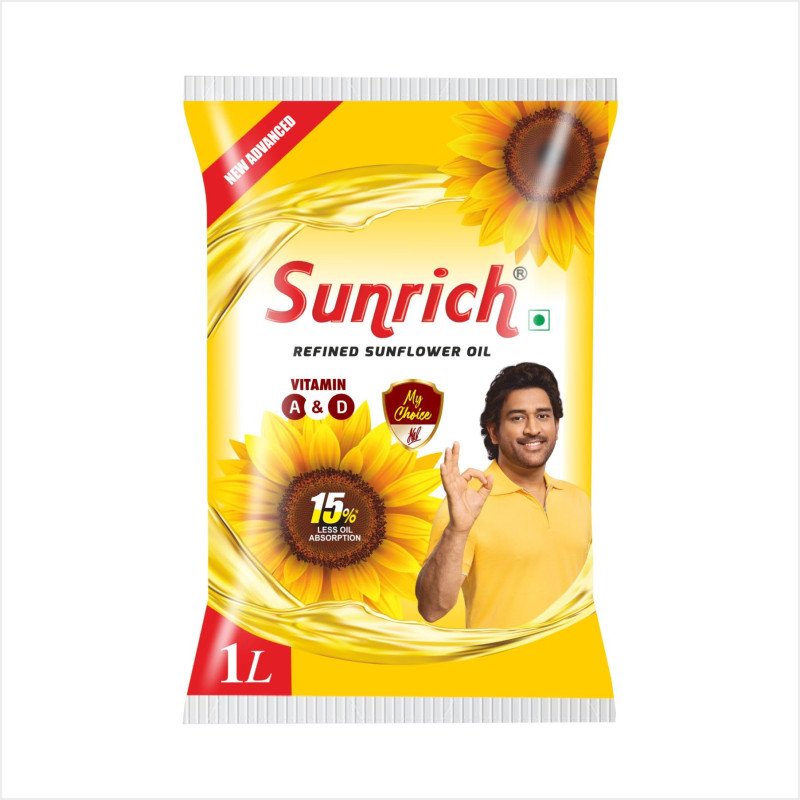 SUNFLOWER OIL 1LTR PAUCH
